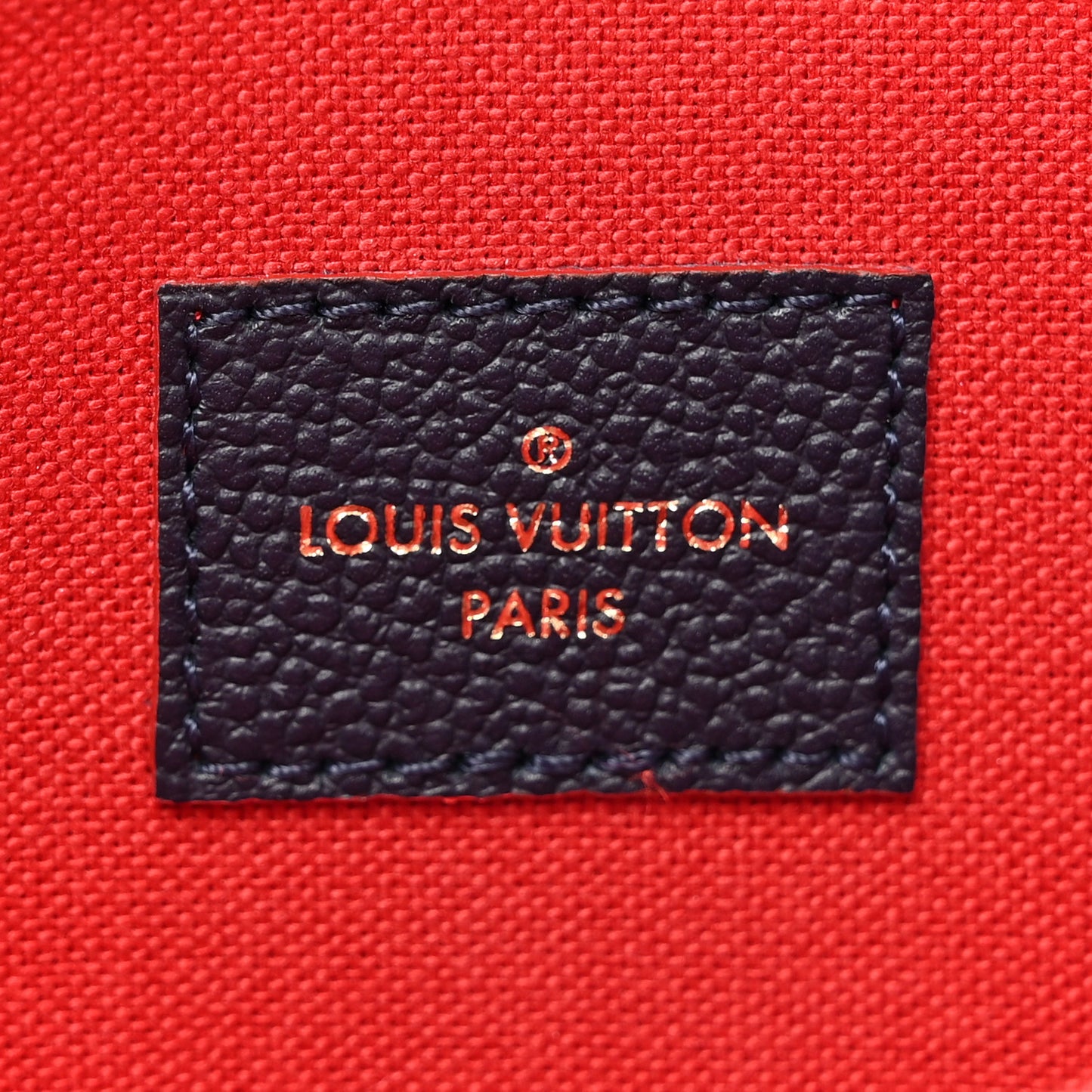 Empreinte Pochette Felicie Chain Wallet Marine Rouge
