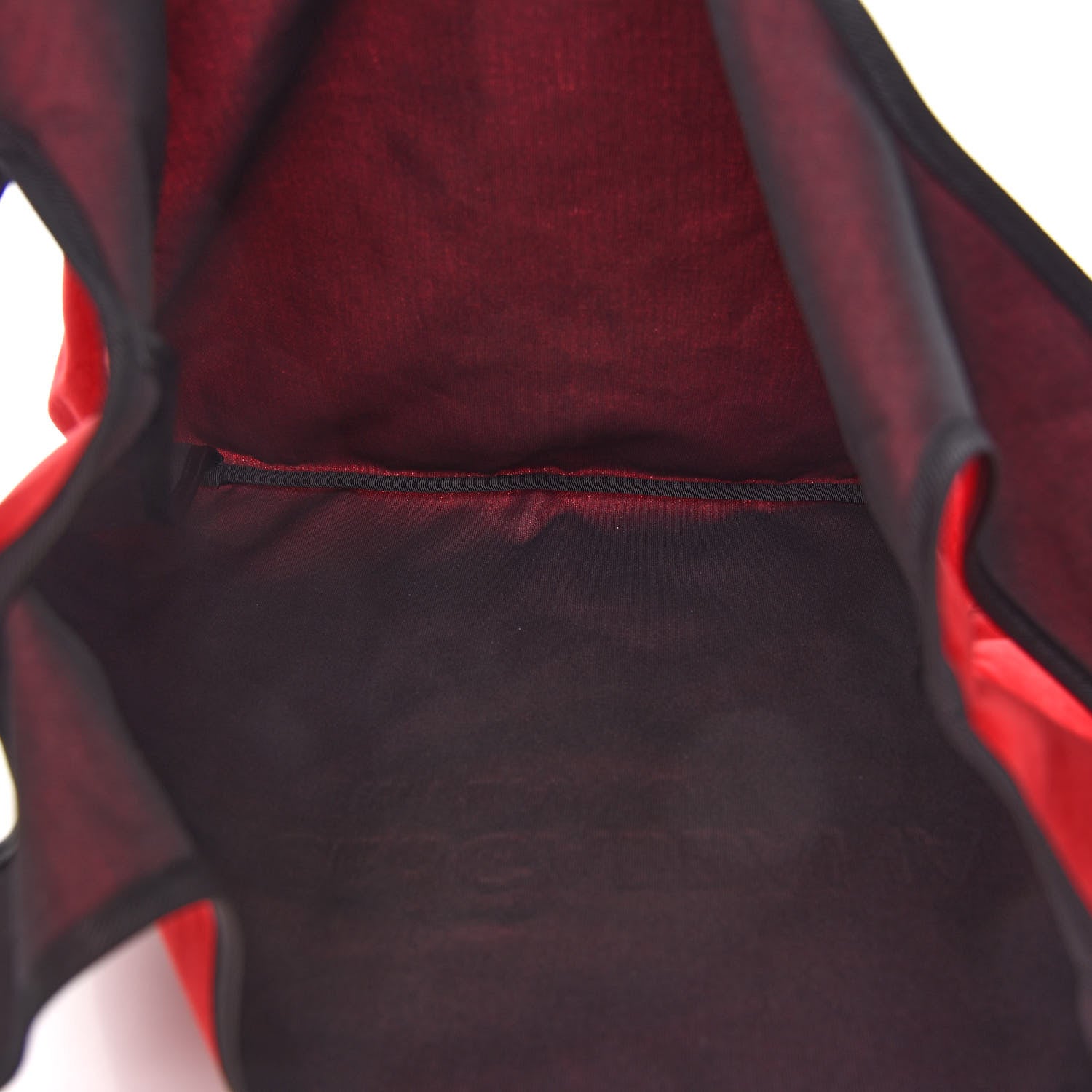 Dolce & Gabbana Velvet Logo Market Shopping Bag Red 5 of 8