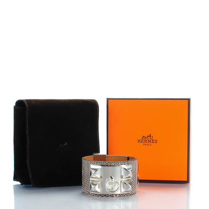 Hermes Lizard Collier De Chien CDC Bracelet S Ombre 8 of 8
