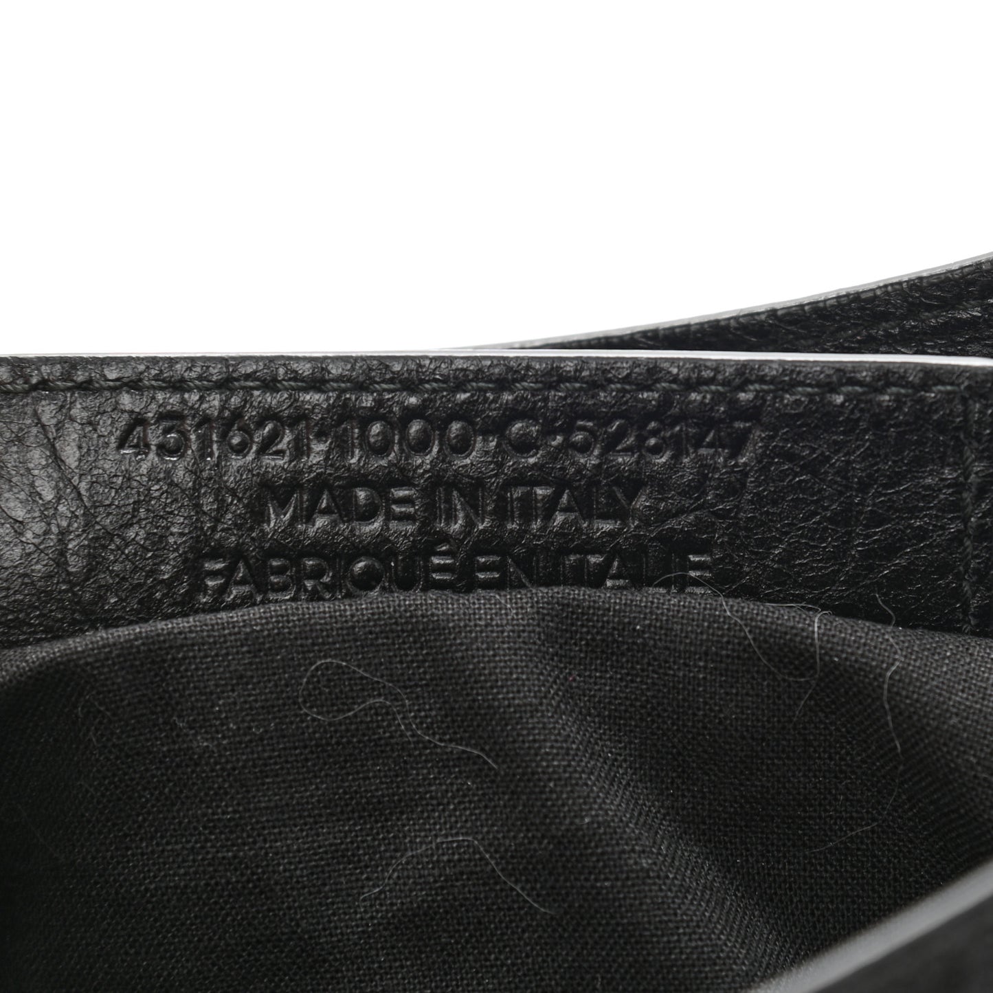 Agneau Classic Silver Hardware S City Black