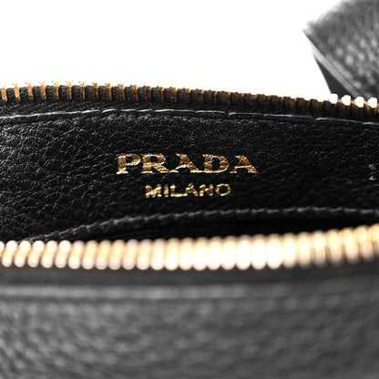 Prada Vitello Daino Medium Belt Bag Black 7 of 12