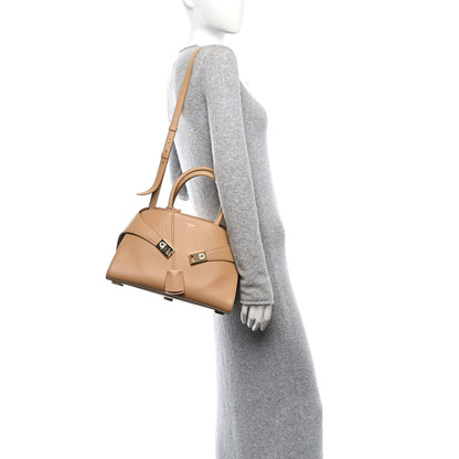 Salvatore Ferragamo Calfskin Medium Hug Bag Camel 2 of 13