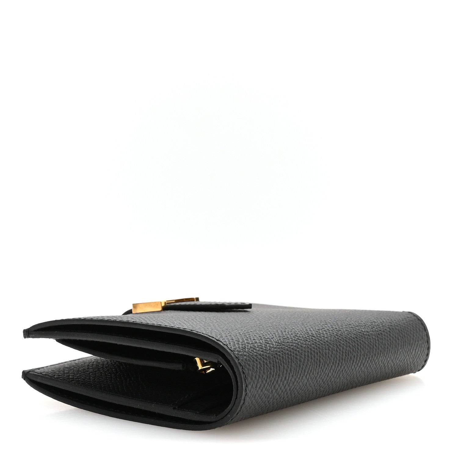 Hermes Epsom Bearn Compact Wallet Black 4 of 8