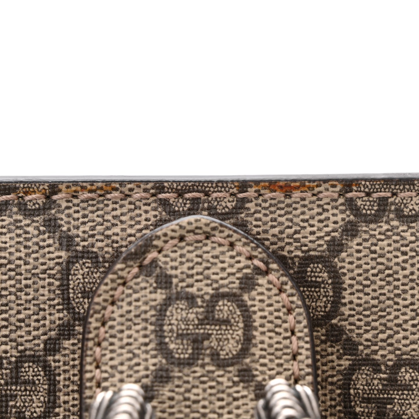 GG Supreme Monogram Mini Dionysus Shoulder Bag Hibiscus Red