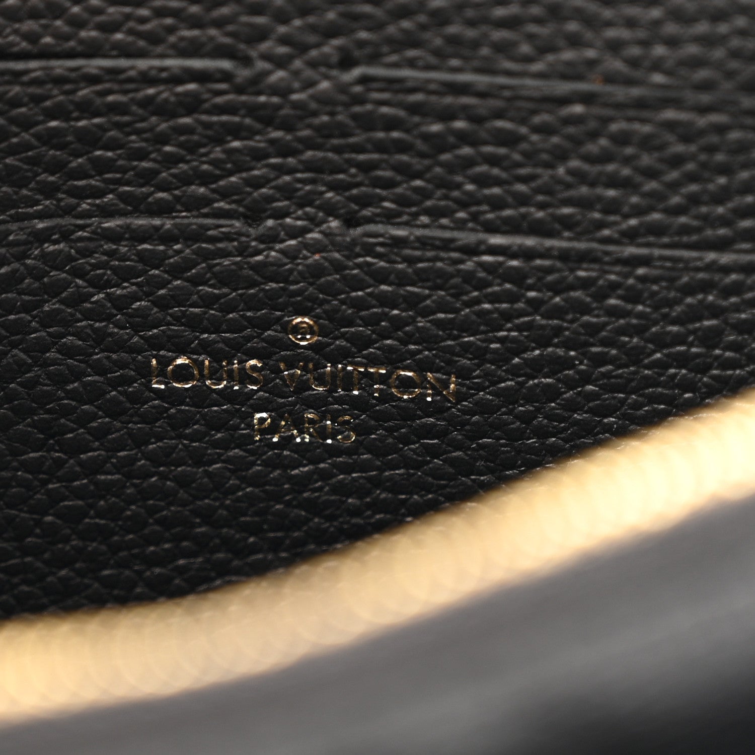 Louis Vuitton Empreinte Vavin Chain Wallet Black 6 of 16