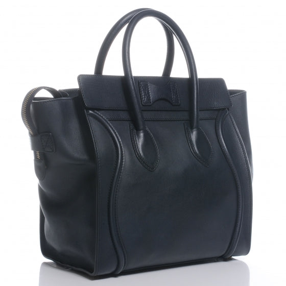 Smooth Calfskin Mini Luggage Navy