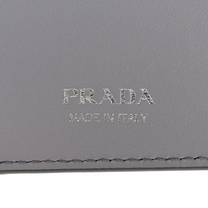 Prada Vitello Daino Triangle Continental Zip Wallet Fiordaliso 7 of 9