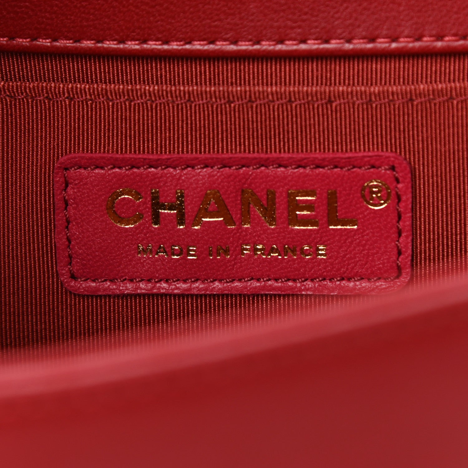 Chanel Lambskin Quilted Medium Boy Flap Red 6 of 11