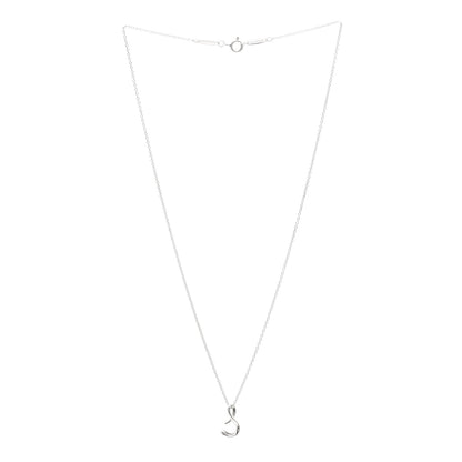 Tiffany Sterling Silver Elsa Peretti Letter S Pendant Necklace 3 of 4