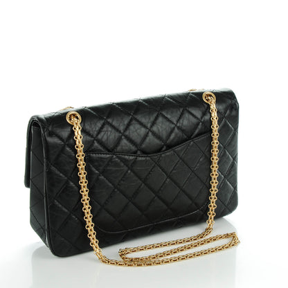 Chanel Aged Calfskin Quilted 2.55 Reissue 227 Flap Black 3 of 8
