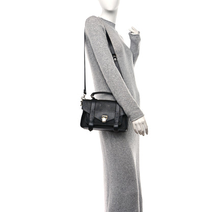 Proenza Schouler Grained Calfskin Tiny PS1 Satchel Black 2 of 11