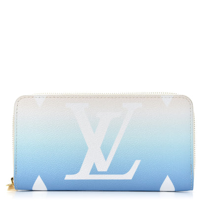 Louis Vuitton Monogram Giant By The Pool Zippy Wallet Blue 1 of 8