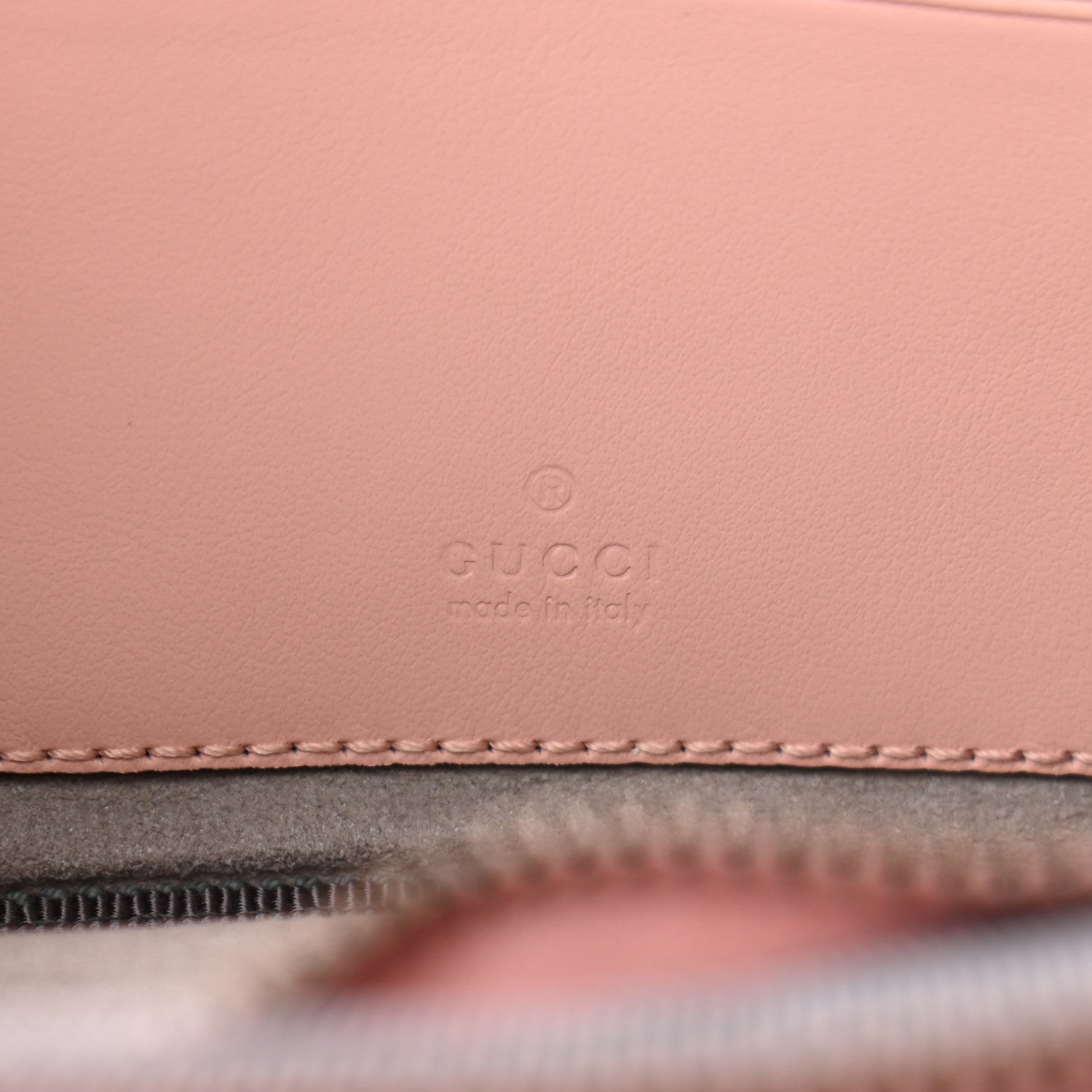 Gucci Calfskin Matelasse Mini GG Marmont Chain Crossbody Bag Perfect Pink 8 of 13