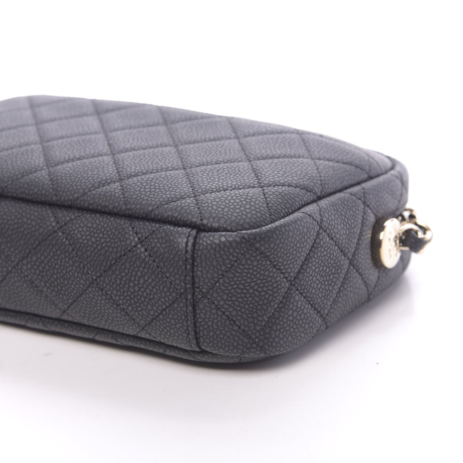 Chanel Iridescent Caviar Quilted Small Coco Tassel Camera Case Black 9 of 11