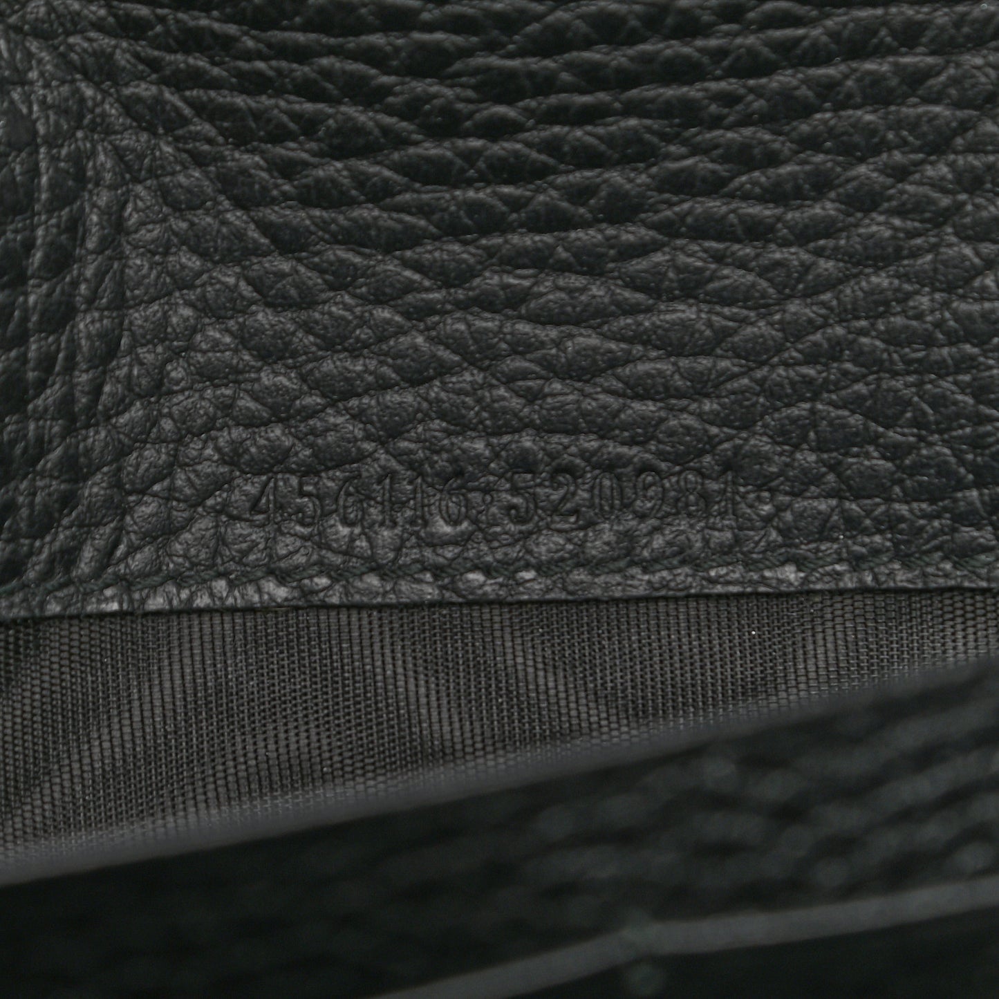 Dollar Calfskin GG Marmont Continental Wallet Black