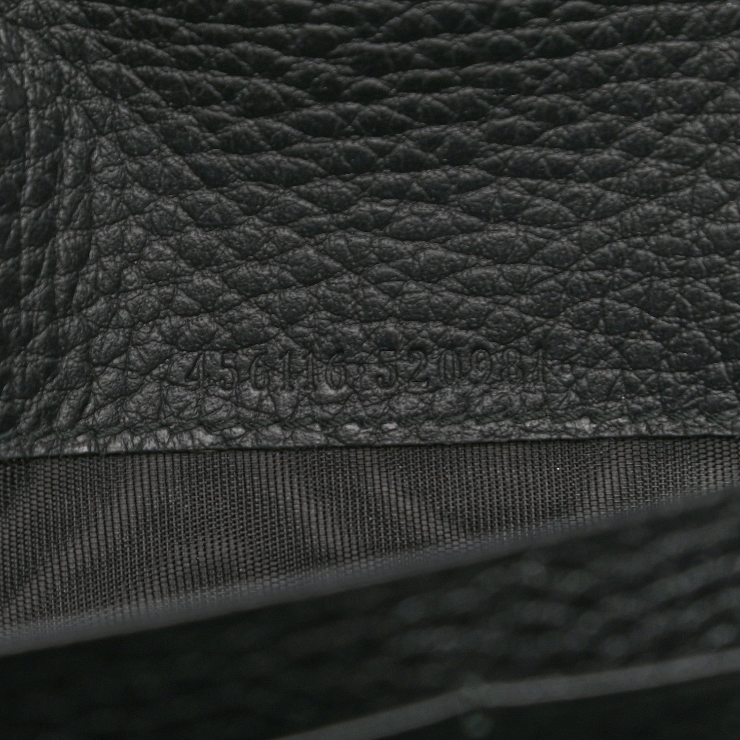 Gucci Dollar Calfskin GG Marmont Continental Wallet Black 8 of 8