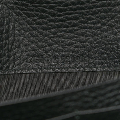 Gucci Dollar Calfskin GG Marmont Continental Wallet Black 8 of 8
