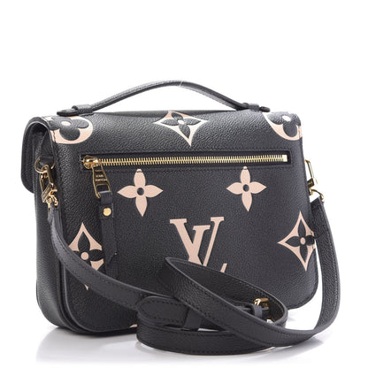 Louis Vuitton Empreinte Monogram Giant Pochette Metis Black Beige 3 of 8