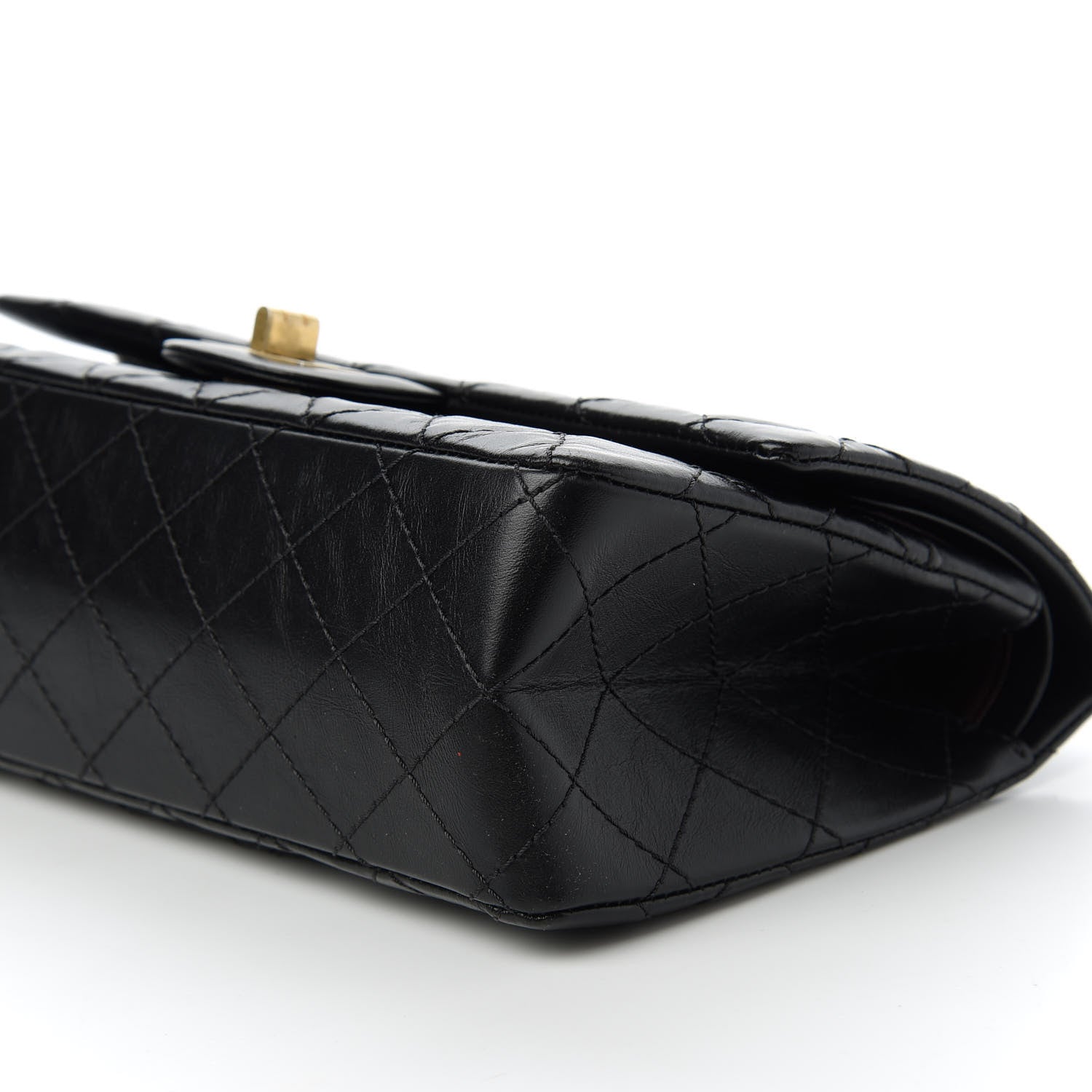 Chanel Aged Calfskin Quilted 2.55 Reissue 225 Flap Black 7 of 10