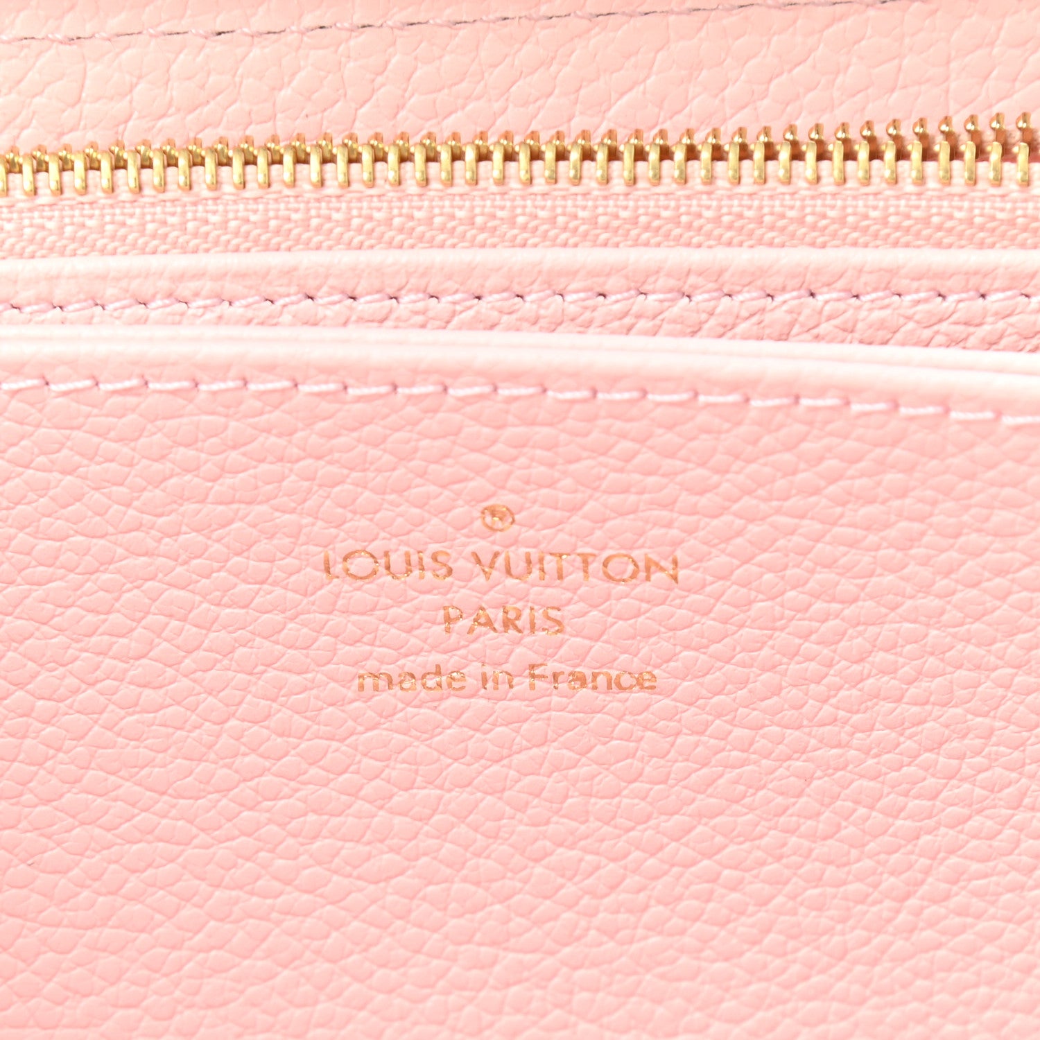 Louis Vuitton Empreinte Monogram Giant By The Pool Zippy Wallet Bouton De Rose 6 of 7
