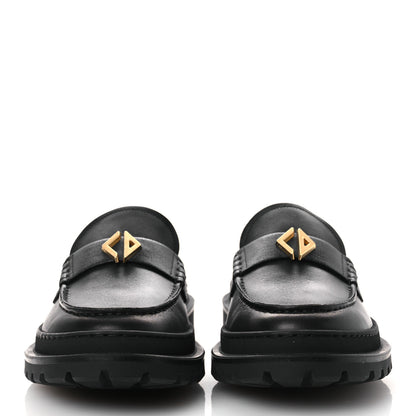 Christian Dior Calfskin CD Diamond Loafers 42 Black 3 of 11