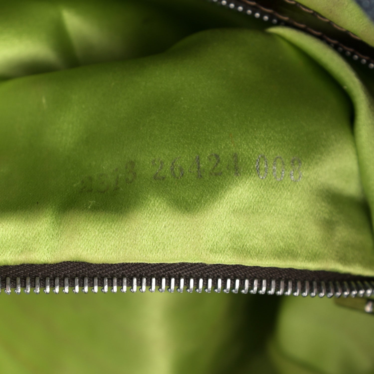 Fendi Denim Flower Applique Baguette Blue 7 of 16