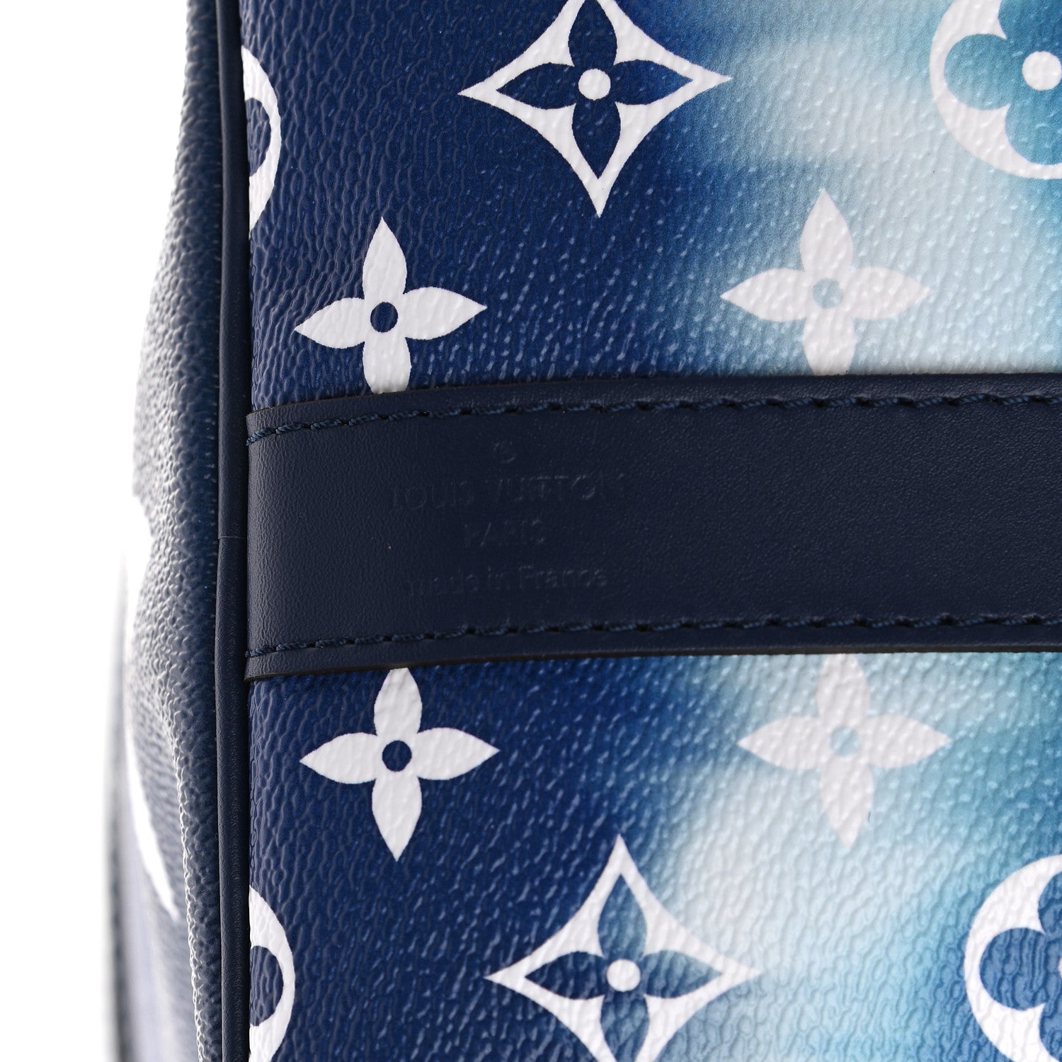 Louis Vuitton Monogram Escale Keepall Bandouliere 50 Blue 6 of 9
