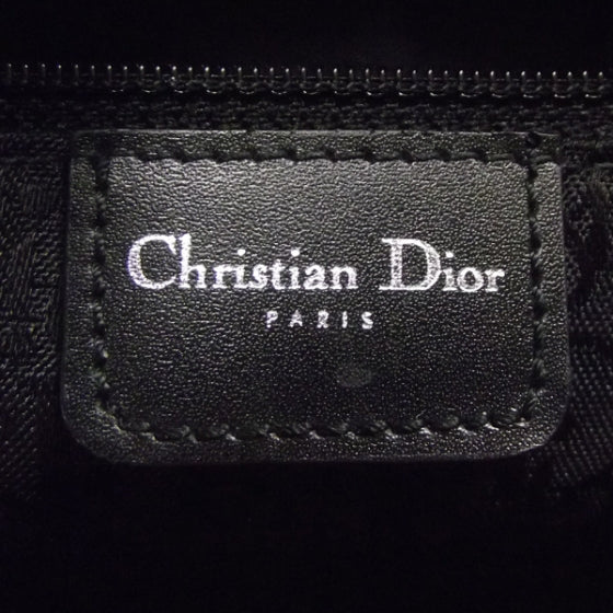 Calfskin Cannage Stitched Large East West Lady Dior Black