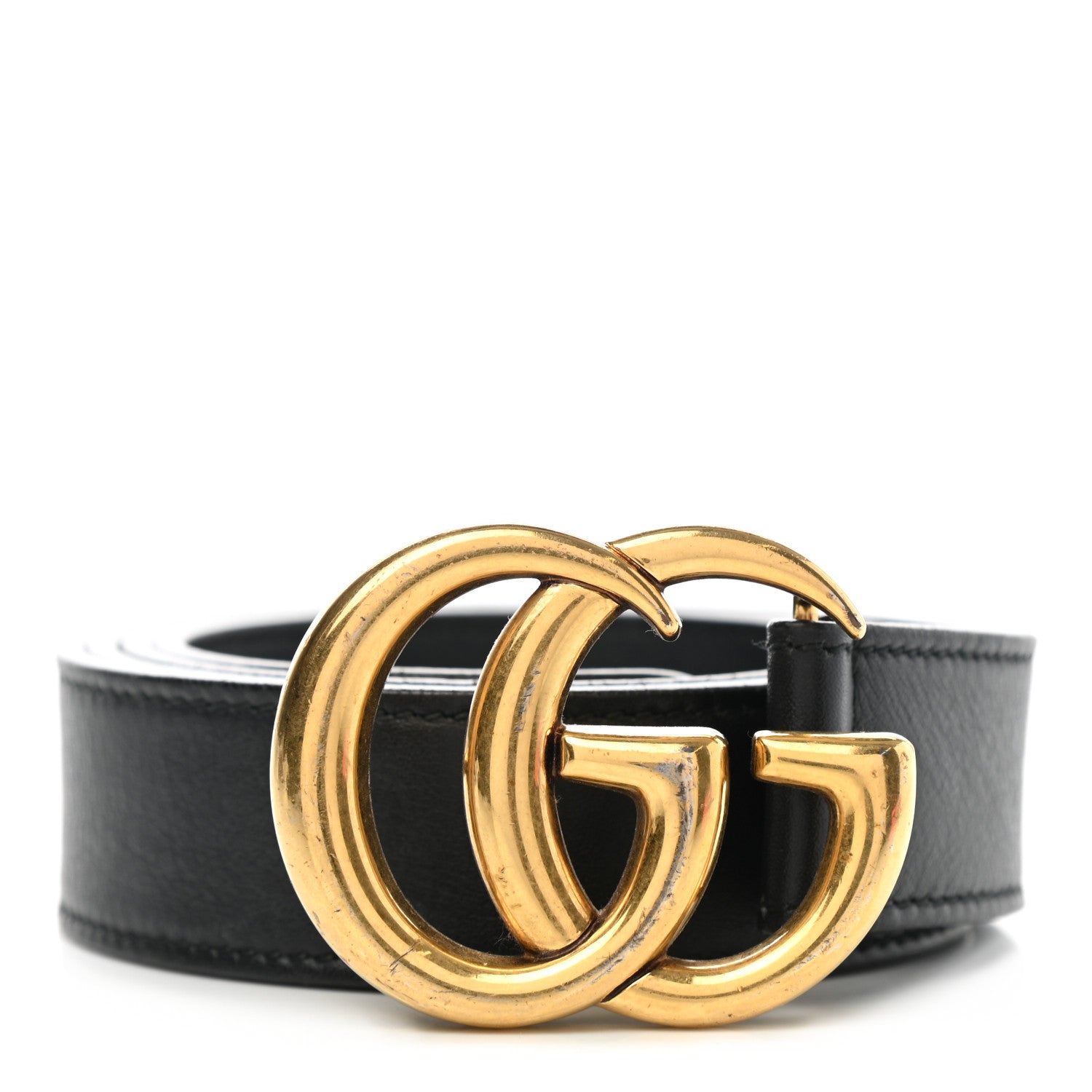 Gucci Calfskin Double G 30mm Belt 100 40 Black 1 of 3