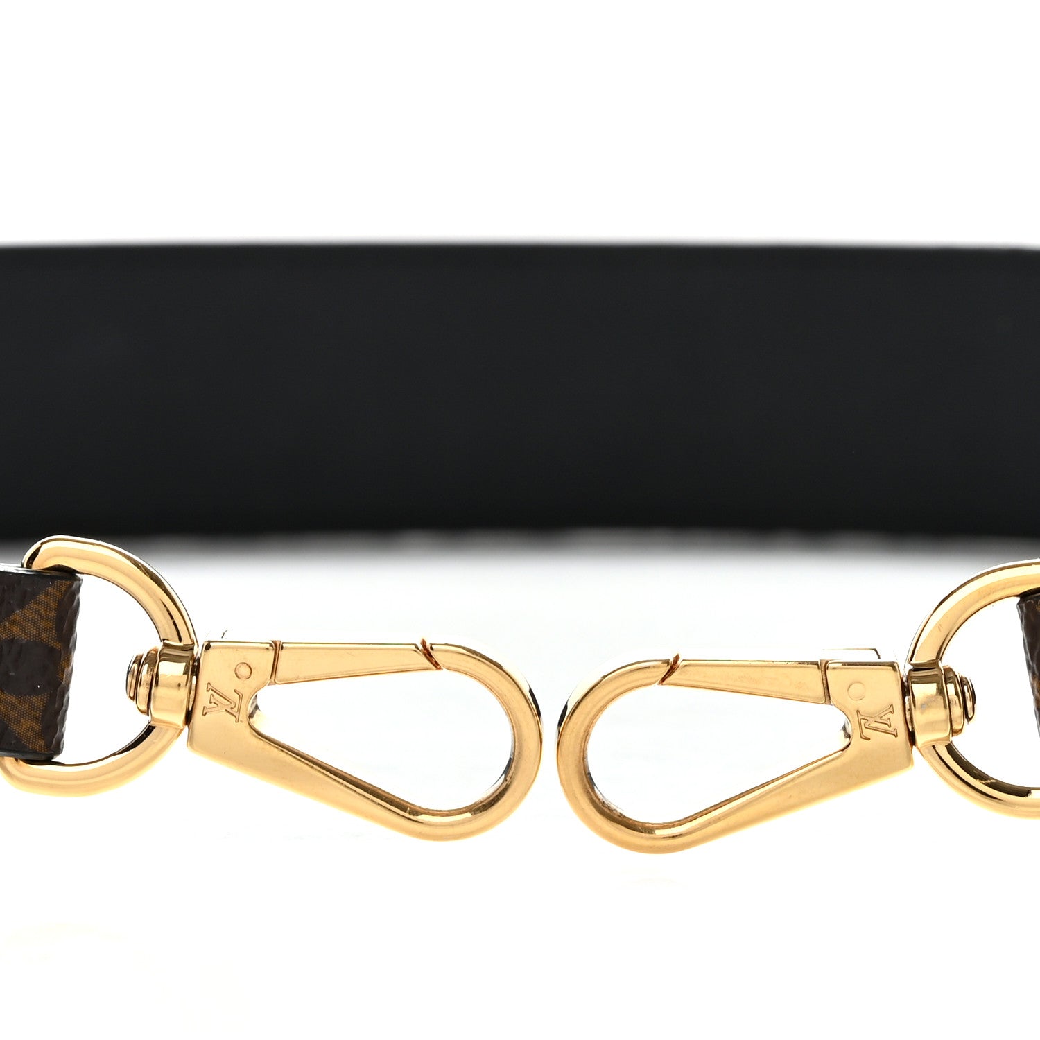Louis Vuitton Monogram Bandouliere Shoulder Strap Black 5 of 5