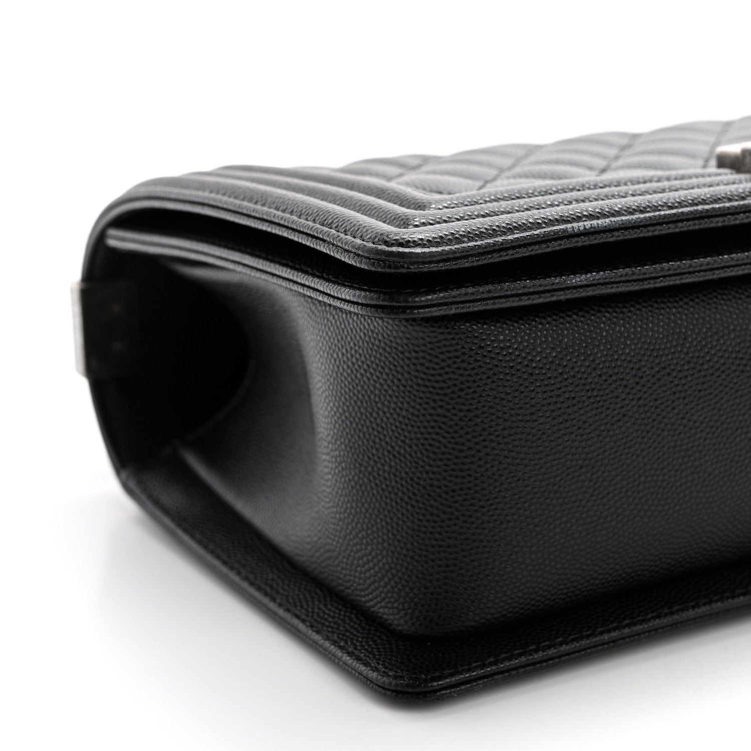 Chanel Caviar Quilted Medium Boy Flap Black 9 of 12