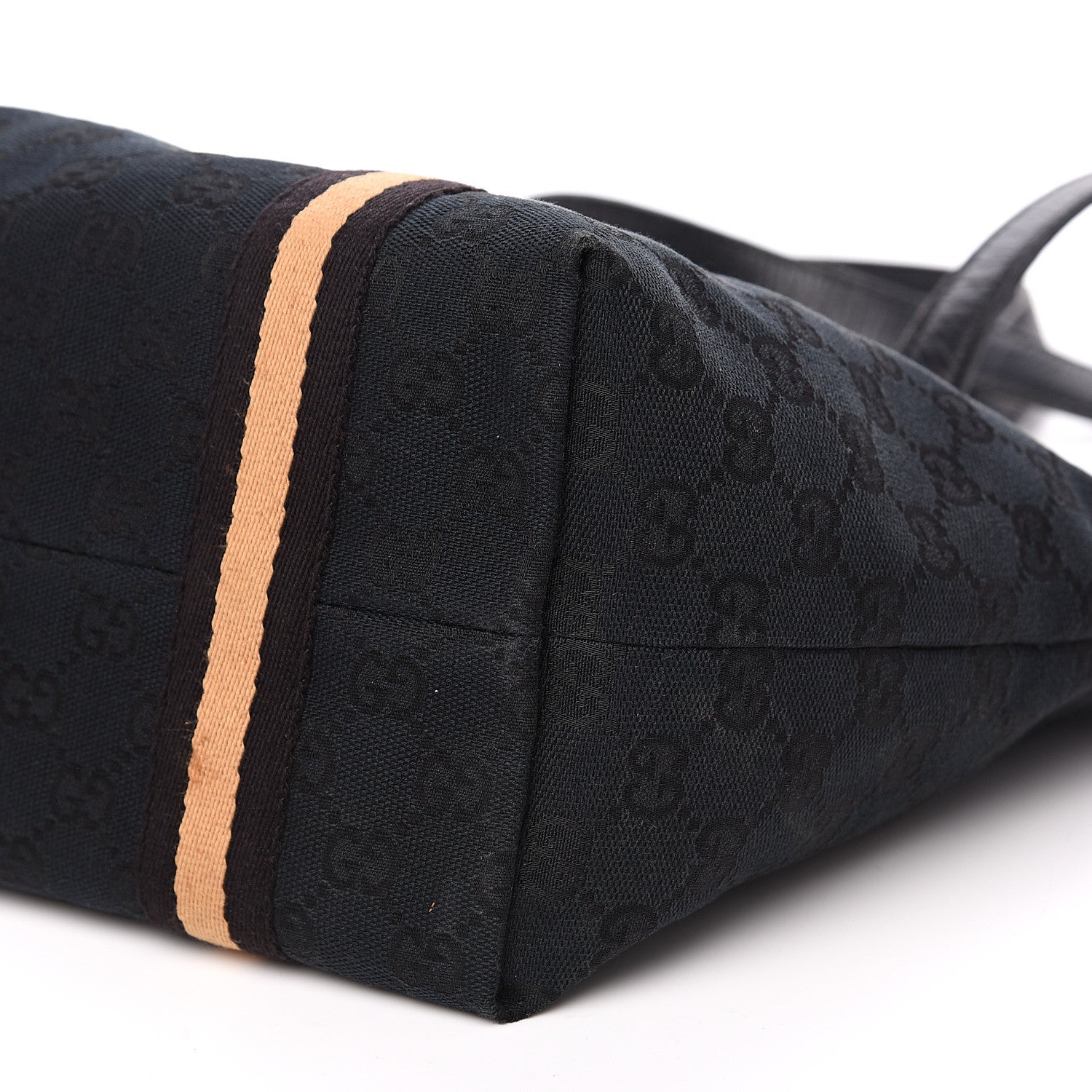 Gucci Monogram Medium Jolicoeur Tote Black 10 of 15