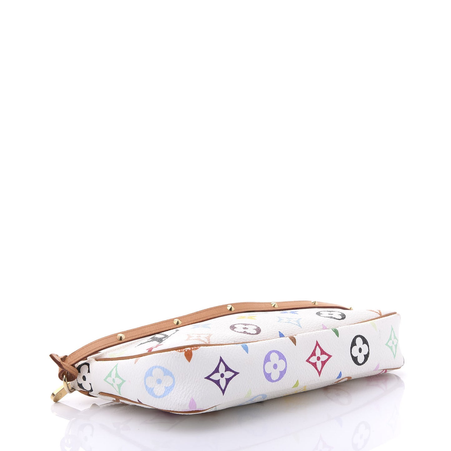 Monogram Multicolor Pochette Accessories White