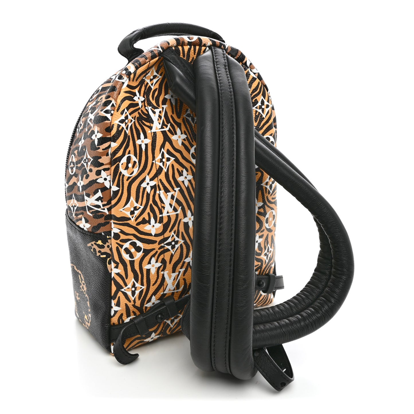 Monogram Giant Jungle Palm Springs Backpack PM Black