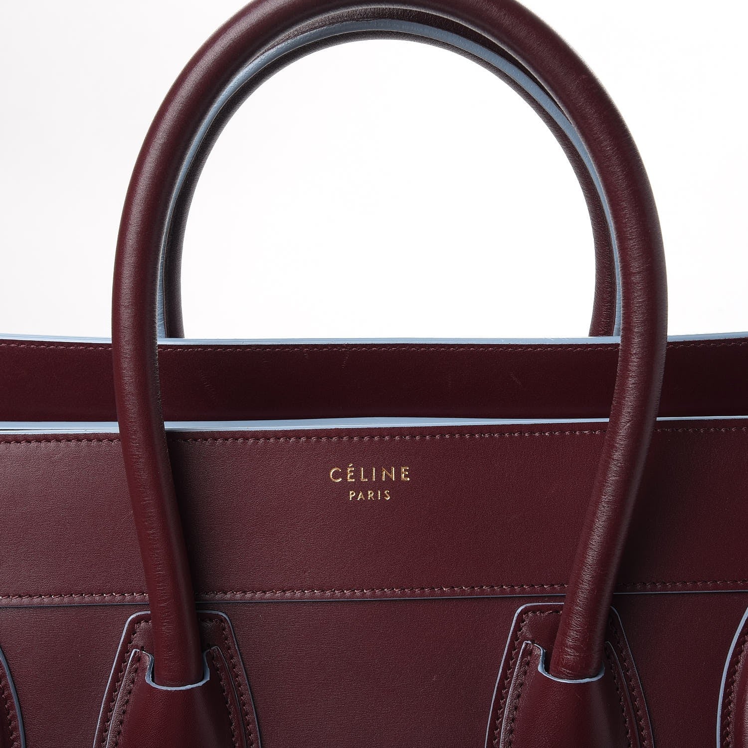 Celine Palmelato Mini Luggage Light Burgundy 8 of 21