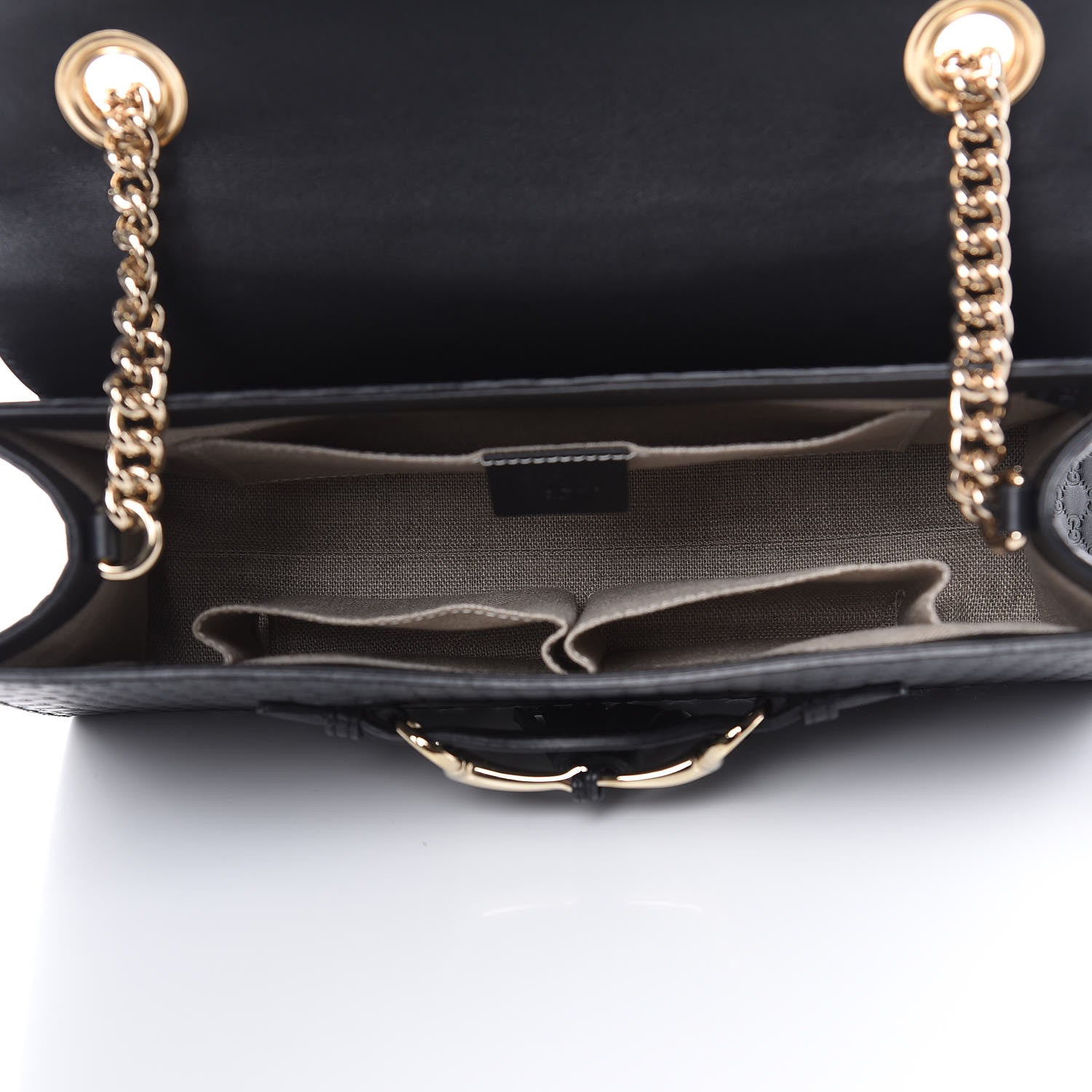 Gucci Microguccissima Medium Emily Chain Shoulder Bag Black 5 of 11