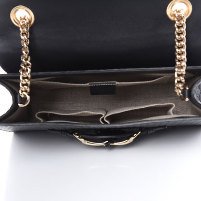 Gucci Microguccissima Medium Emily Chain Shoulder Bag Black 5 of 11