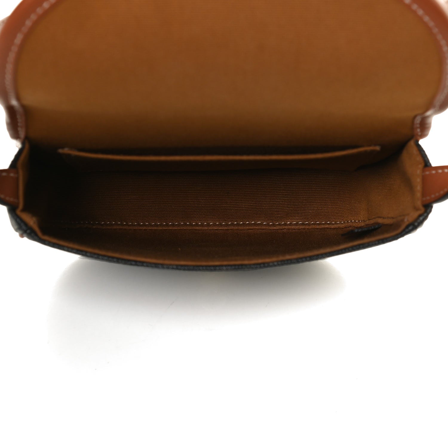 Celine Canvas Calfskin Triomphe Mini Besace Tan 5 of 11