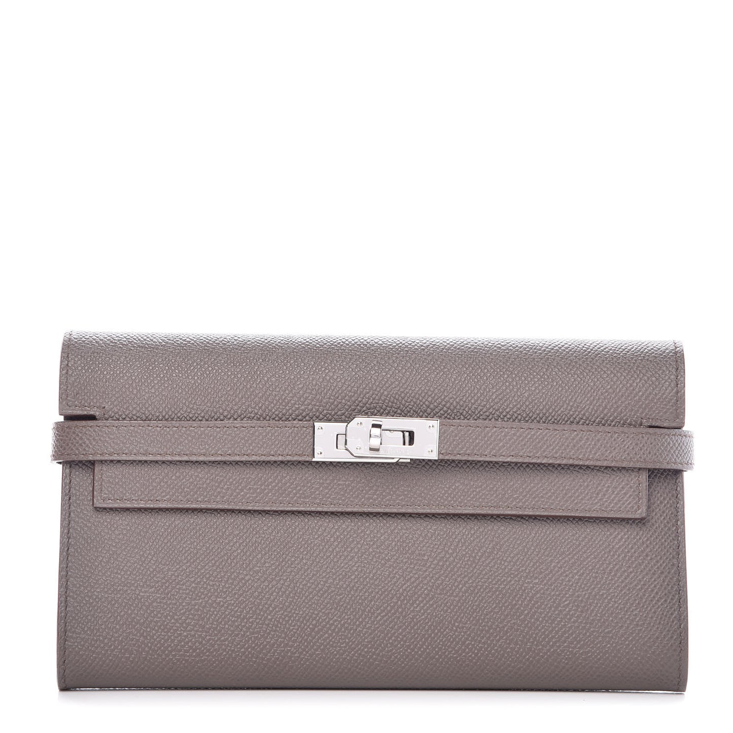 Epsom Kelly Longue Wallet Etain