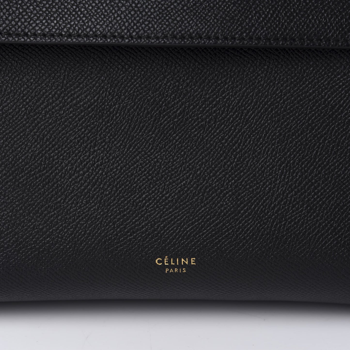 Grained Calfskin Small Belt Bag Black