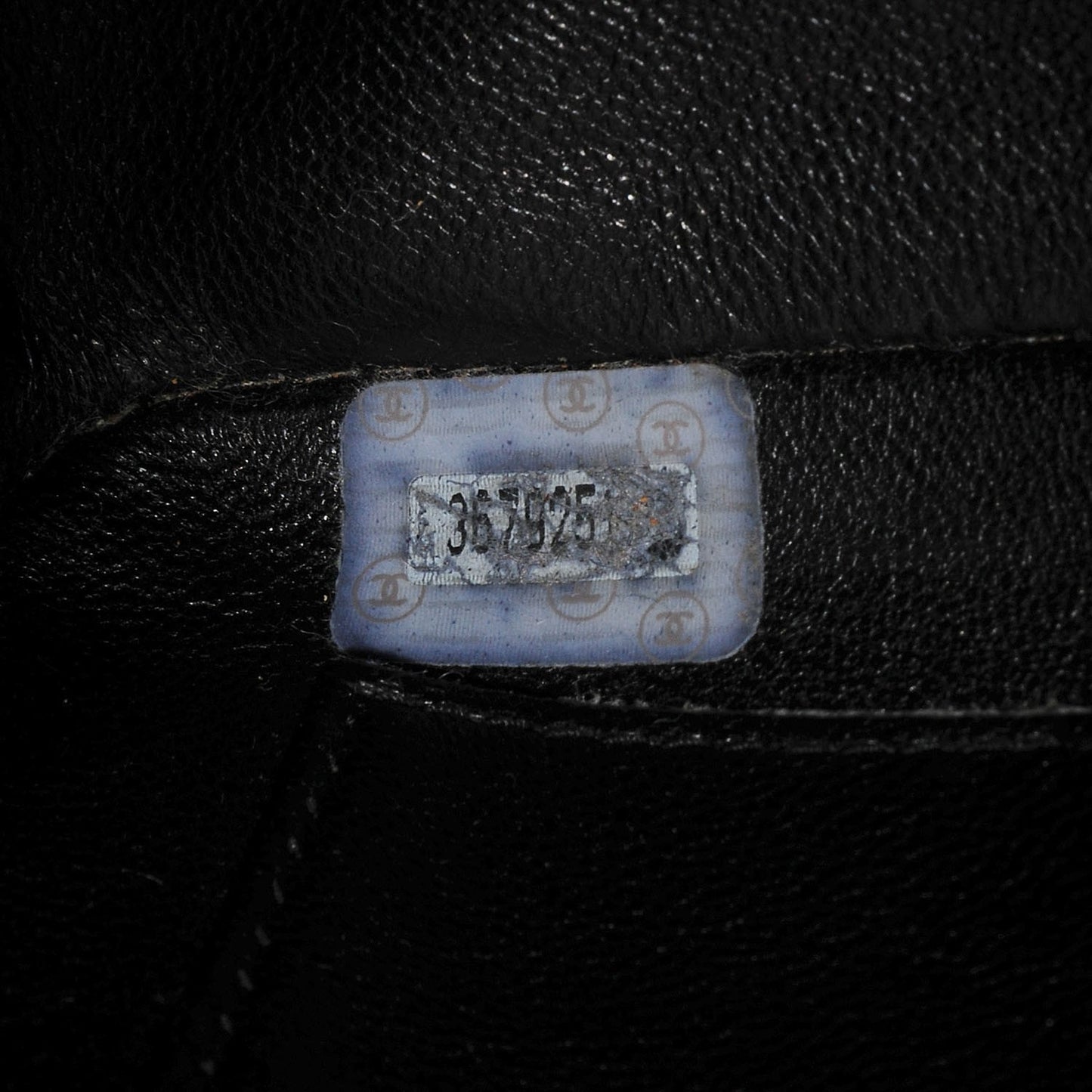 Lambskin Quilted Large Shoulder Bag Black