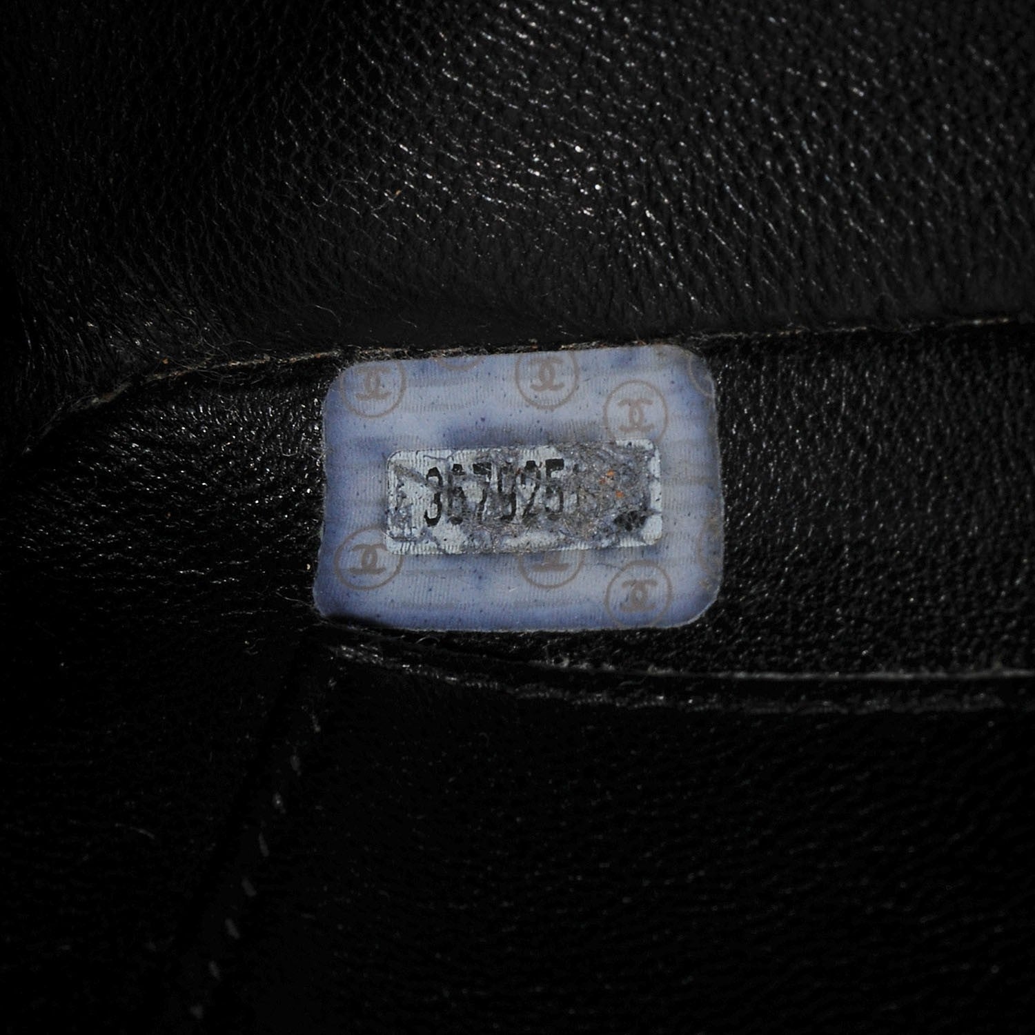 Chanel Lambskin Quilted Large Shoulder Bag Black 7 of 8