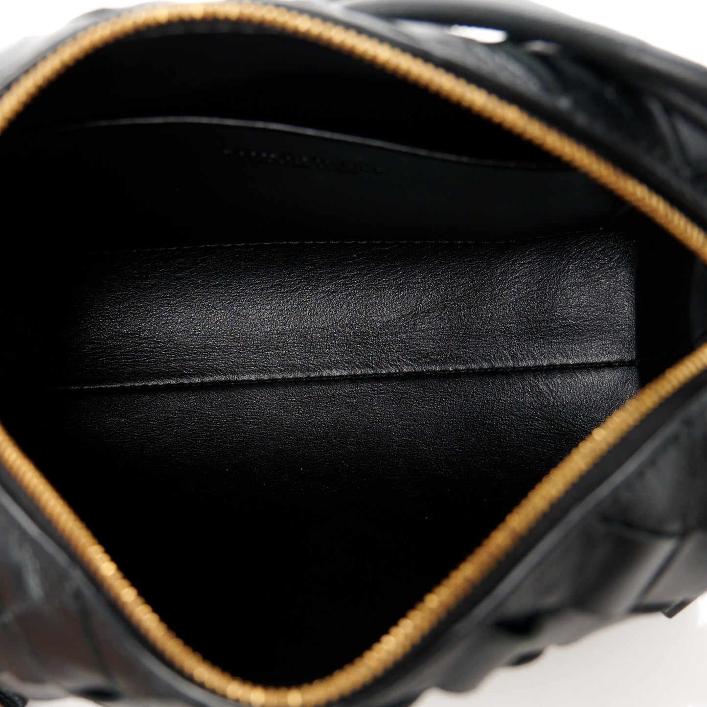 Nappa Intrecciato Mini Loop Camera Bag Black