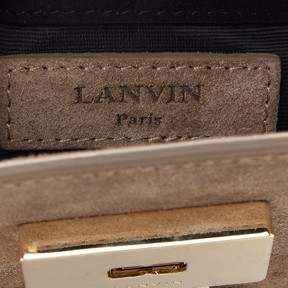 Lanvin Suede JL Carnet Crossbody Mocha 6 of 10