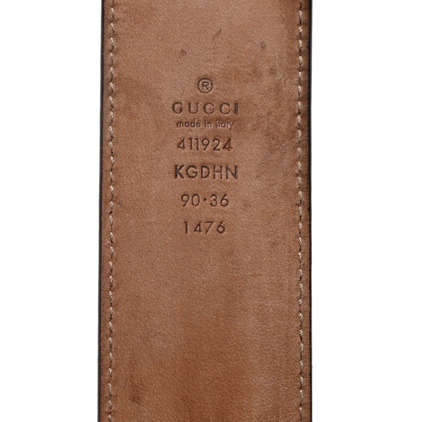 GG Supreme Monogram Selleria Calfskin Interlocking G 40mm Belt 90 36 Beige Ebony Cocoa
