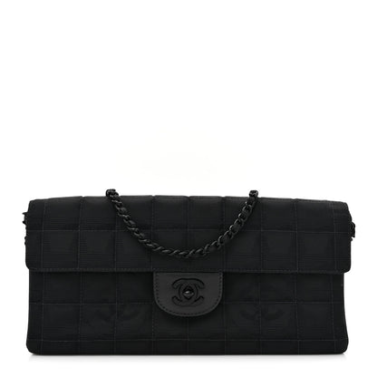 Chanel Nylon Travel East West Flap Black 1 of 12