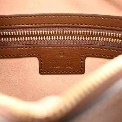 Gucci GG Supreme Monogram Small Horsebit 1955 Shoulder Bag Beige Brown Sugar 6 of 9