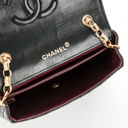 Chanel Lambskin Quilted Small Single Flap Black 5 of 7