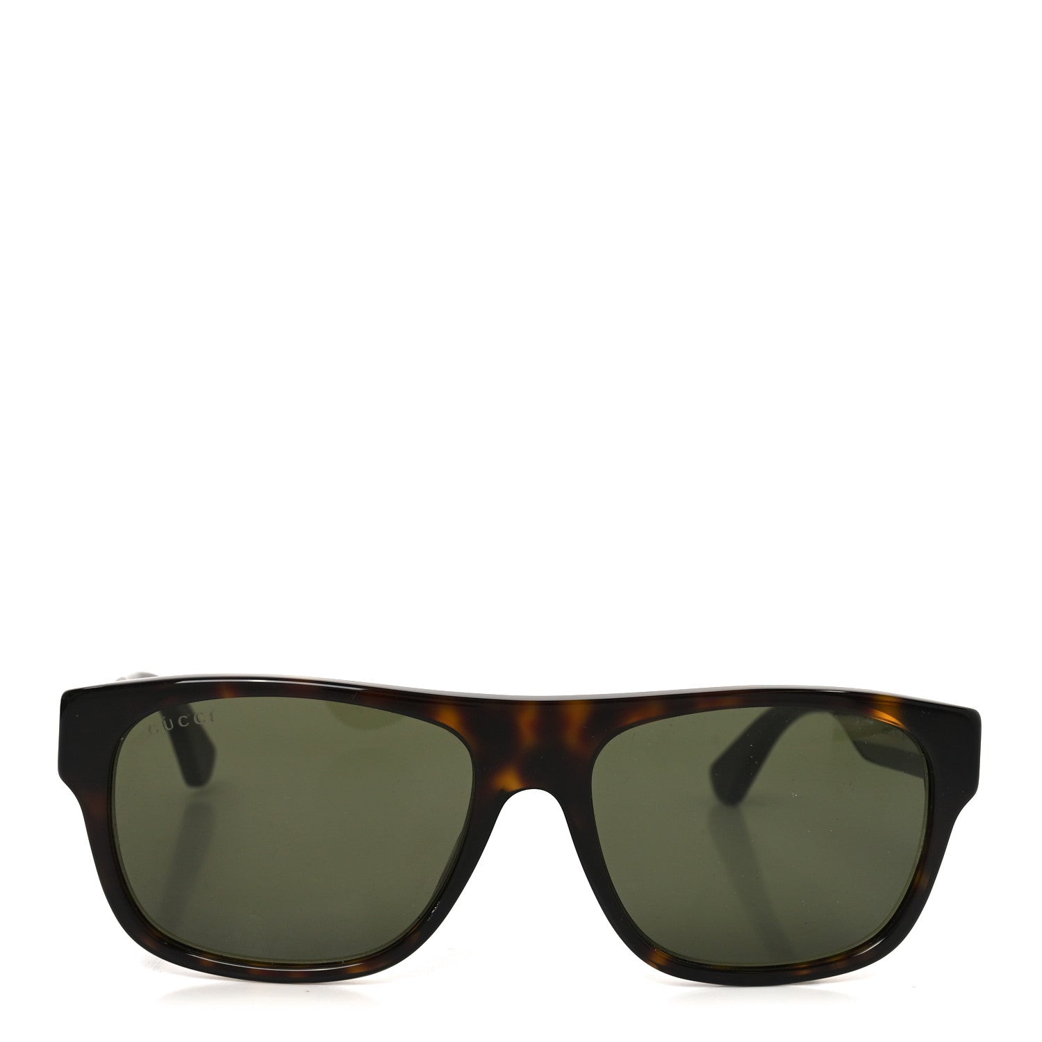 Gucci Acetate Square Frame Web Sunglasses GG0341S Tortoise 2 of 7