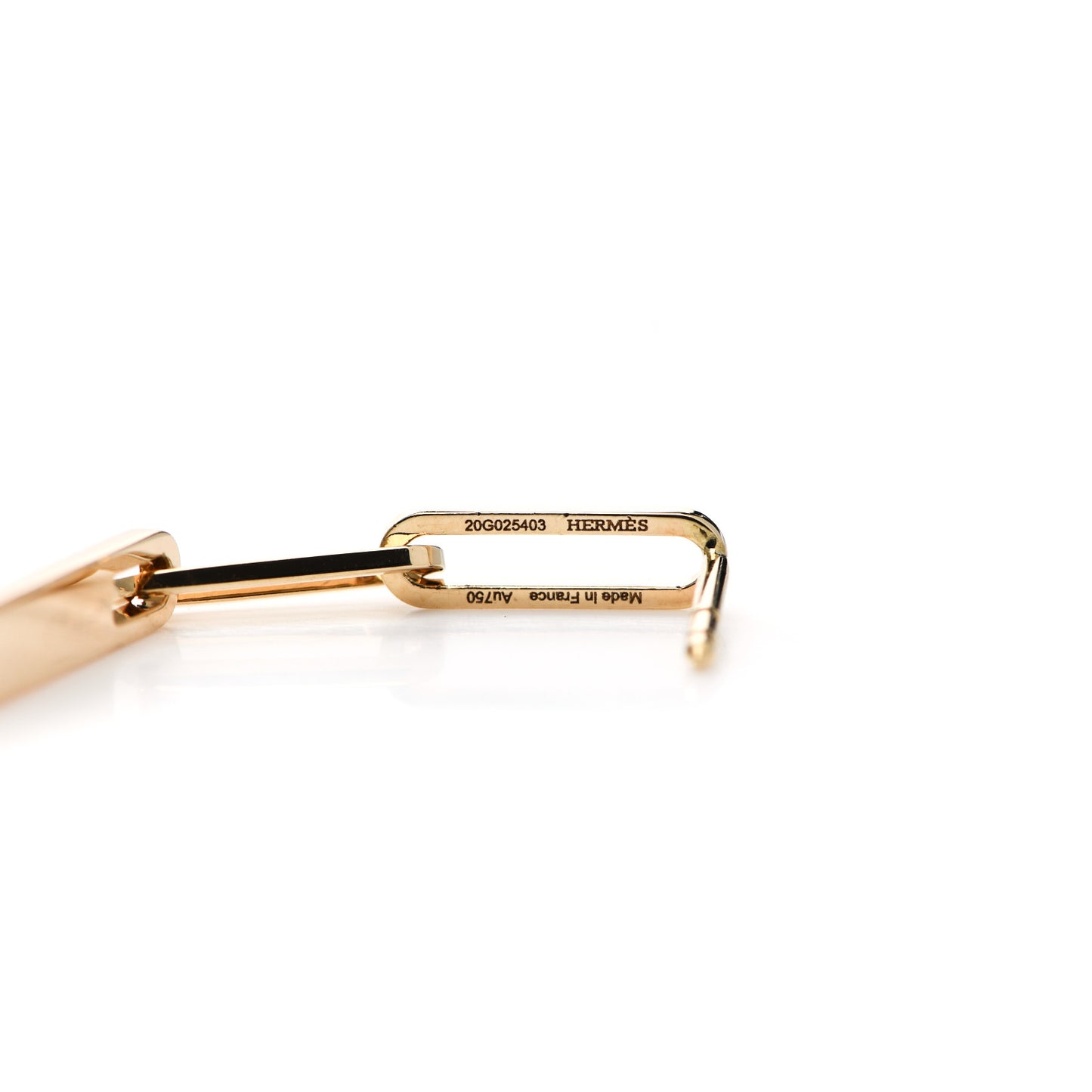 18K Yellow Gold TPM Kelly Chaine Earrings
